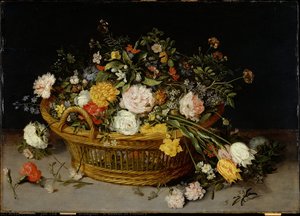 A Basket Of Flowers — Jean Brueghel Le Jeune