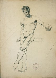 Study Of A Nude Youth — Georgios Jakobides
