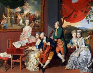 The Gore Family With George, 3rd Earl Cowper — Johann Zoffany