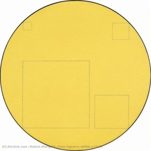 Four Squares Within A Circle — Robert Mangold