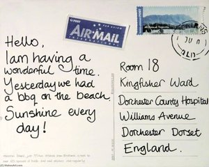 'dreams Of Australia' Series, Air Mail Postcard — Antonia Phillips