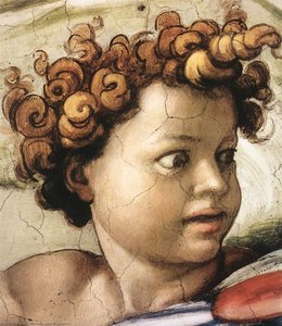 Isaiah (detail) — Michelangelo Buonarroti