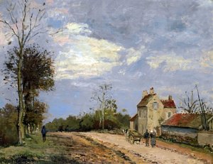 The House Of Monsieur Musy, Route De Marly, Louveciennes — Camille Pissarro