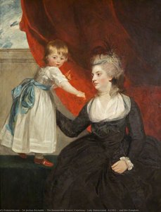 The Honourable Frances Courtenay, Lady Honeywood (b.1763), And Her Daughter — Sir Joshua Reynolds