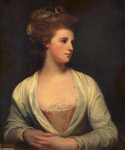 Una Mujer Que Se Dice Que Es Emily Bertie Pott — George Romney