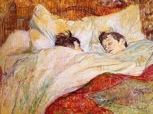 In Bed — Henri De Toulouse-lautrec