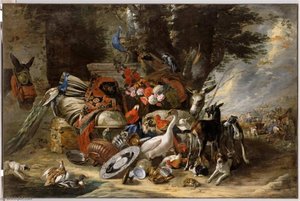 Animaux Et Ustensiles Dit Aussi Départ De Jacob Pour La Mésopotamie — Pieter Boel