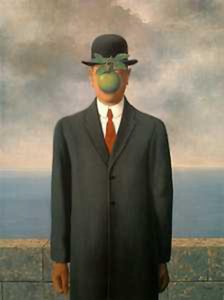 L'homme — René Magritte