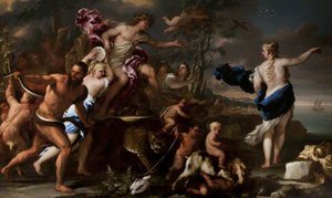 El Triunfo De Baco Con Ariadna — Luca Giordano