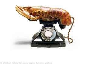 Téléphone Homard — Salvador Dalí