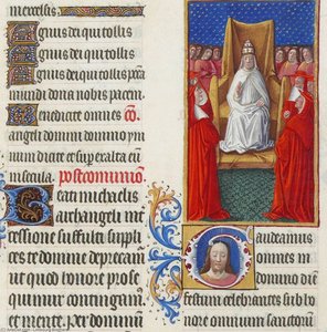 The Pope And His Cardinals — Limbourg Brothers