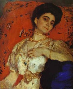 Portrait Of Maria Akimova — Valentin Alexandrovich Serov