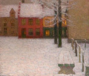 Red House, Bruges — Henri Le Sidaner