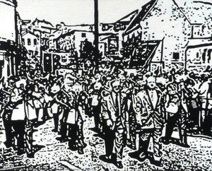 Following The Banner On Gala Day — George Robson