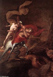 A Educação De Aquiles Por Cirênio — Pierre Puget