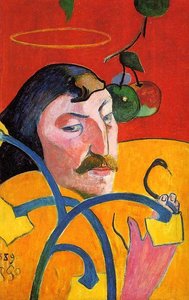 Caricature, Self Portrait — Eugène Henri Paul Gauguin
