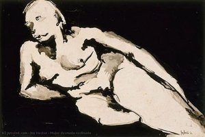Mujer desnuda reclinada