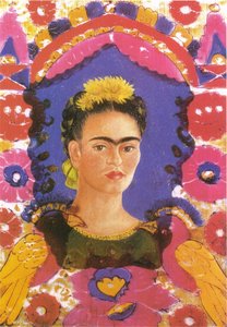 Self Portrait - The Frame — Frida Kahlo