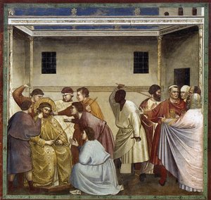 Nr. 33 Scener Fra Kristi Liv: 17. Spotting Av Kristus — Giotto Di Bondone
