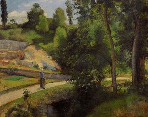 The Quarry, Pontoise — Camille Pissarro