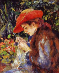 Mademoiselle Marie-Therese Durand-Ruel Sewing