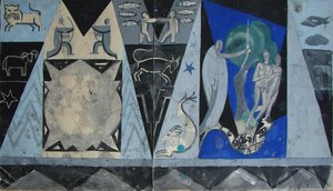 Stage design for Walter Hasenclever