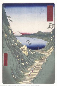 Shiojiri Pass In Shinano Province (shinano Shiojiritōge) — Utagawa Hiroshige