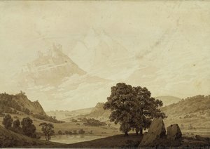 Autumn – Evening – Maturity (from The Seasons, Times Of Day, And Ages Of Man Cycle Of 1803) — Caspar David Friedrich