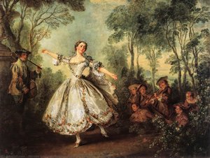 Mademoiselle De Camargo Dancing — Nicolas Lancret