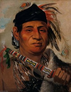 Mah Kée Mee Teuv, Grizzly Bear, Chef De La Tribu — George Catlin