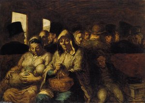 Die Dritte Klasse — Honoré Daumier