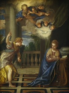 The Annunciation — Bonifazio Veronese