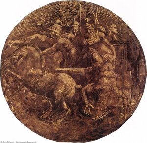 Medallion (12) — Michelangelo Buonarroti