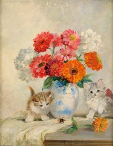 Flowers and Kittens