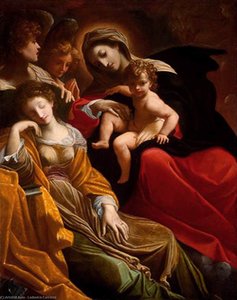 The Dream Of Saint Catherine Of Alexandria — Ludovico Carracci