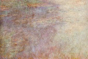 Water-lillies Pond (left Half) — Claude Monet