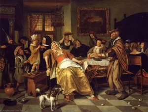 Twelfth Night — Jan Steen