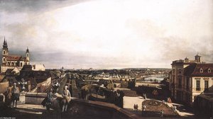 Vienna, Panorama From Palais Kaunitz — Bernardo Bellotto
