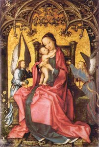 Maria Crowned By Angels — Hans The Elder Holbein