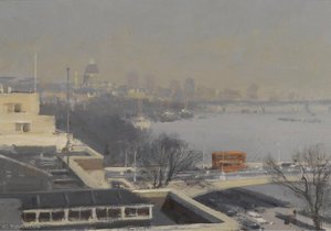 The Thames At Blackfriars — Edward Seago