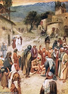 Jesus About To Heal A Boy From Whom His Disciples — William Brassey Hole