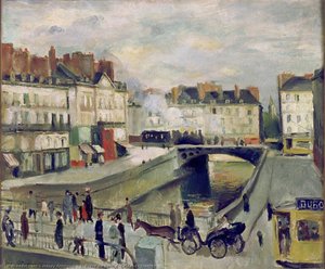 L'Erdre au pont d'Orléans, Nantes