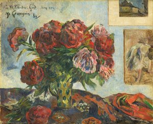Vase Of Peonies I — Gauguin