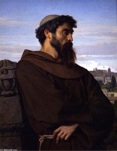 A Thinker, Young Roman Monk — Alexandre Cabanel