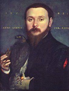 Portrait of Nobleman with a falcon