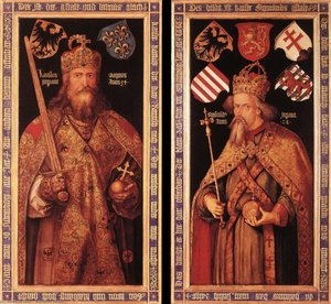 L'imperatore Carlo Magno e l'imperatore Sigismondo