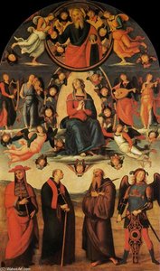 Assumption Of The Virgin With Four Saints — Vannucci Pietro (le Perugin)