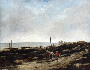 Going Fishing — Gustave Courbet