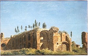 A La Villa Farnese Les Ruines — Pierre-henri De Valenciennes
