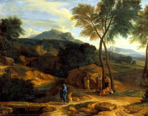Landscape With Conopion Carrying The Ashes Of Phocion — Jean-françois Millet